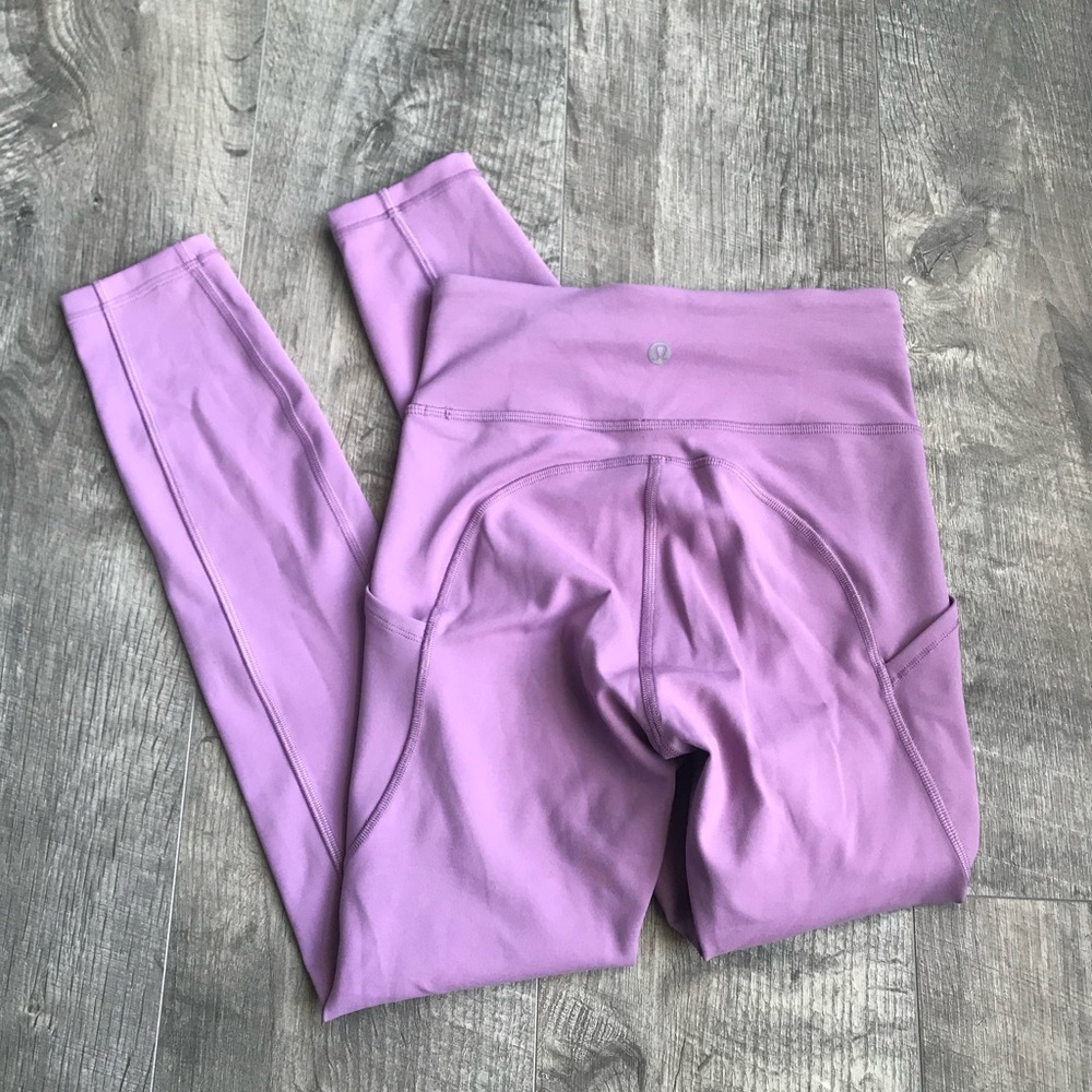 lululemon lilac leggings